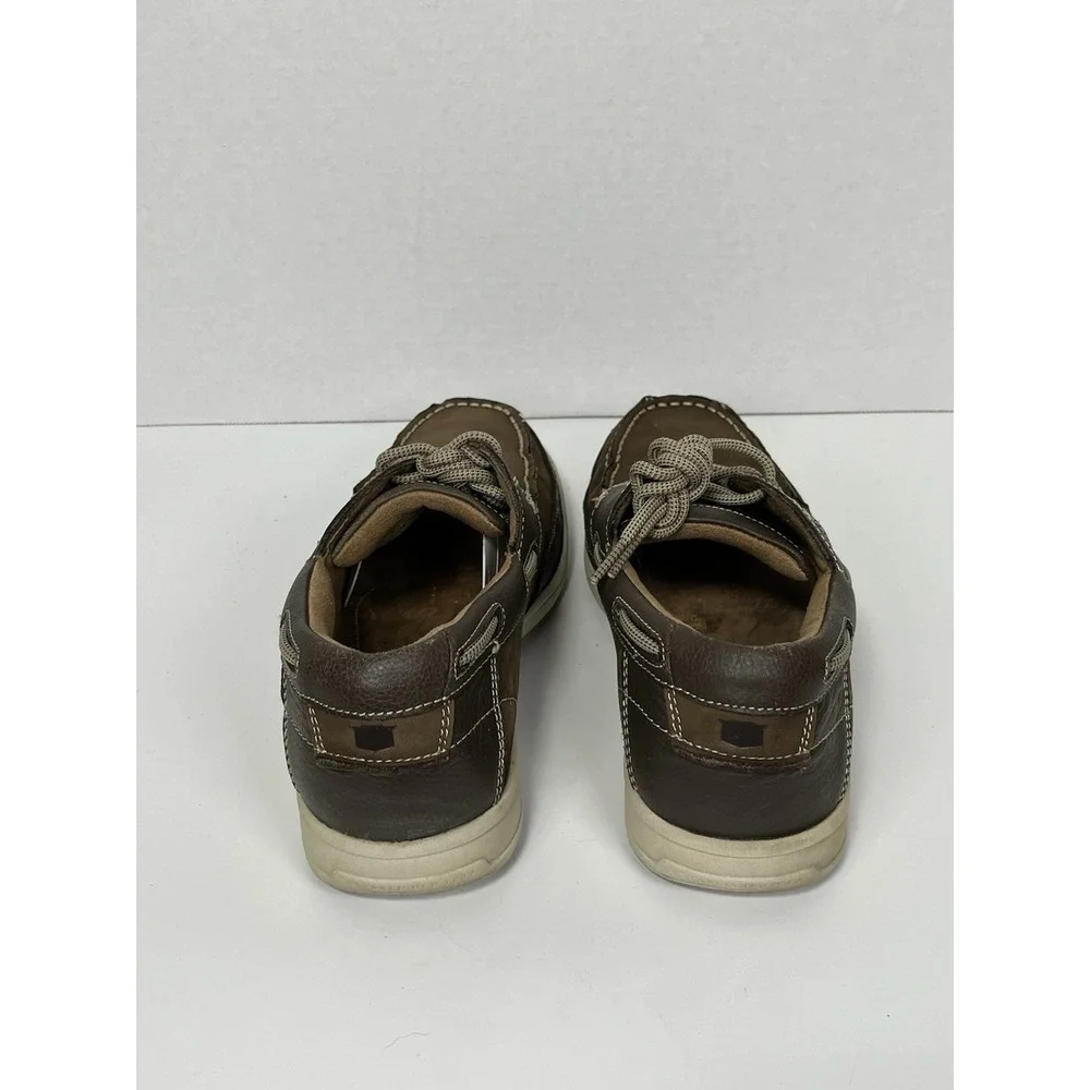 Men's Florsheim Lakeside Oxford Moc Toe 13157-200 Brown Nubuck Leather Sz 9‎